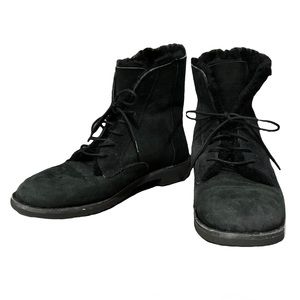 UGG Quincy Black Lace Up Boots